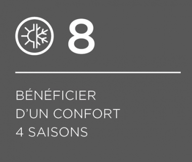 8 climatisation réversible confort 4 saison