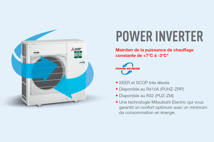 Technologie PAC air air Power inverter