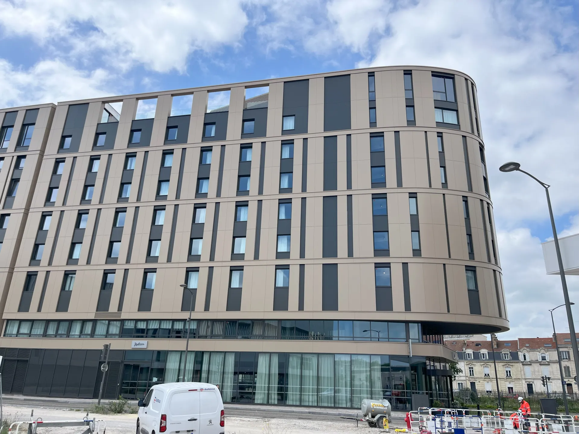 Vue extérieure latérale