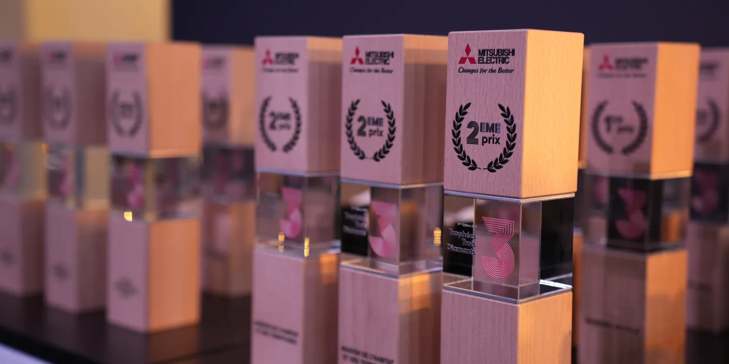 T3D23 - Trophées statuettes remises aux lauréats