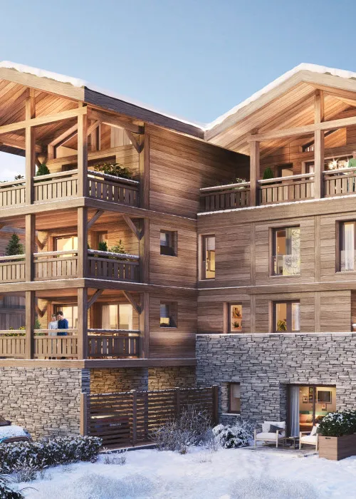 Vue extérieure du chalet