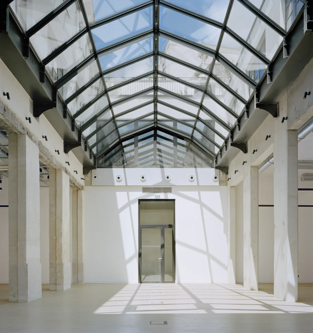 Vue intérieure verrière