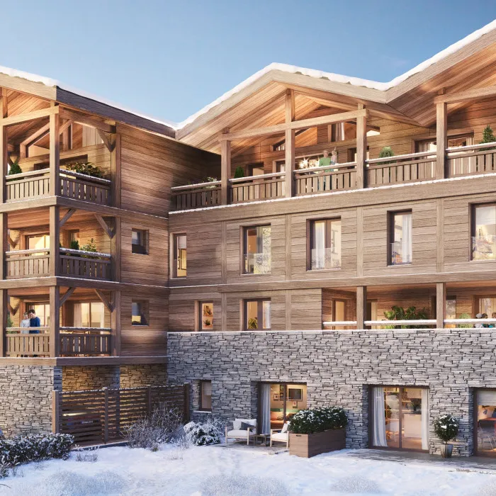 Vue extérieure du chalet