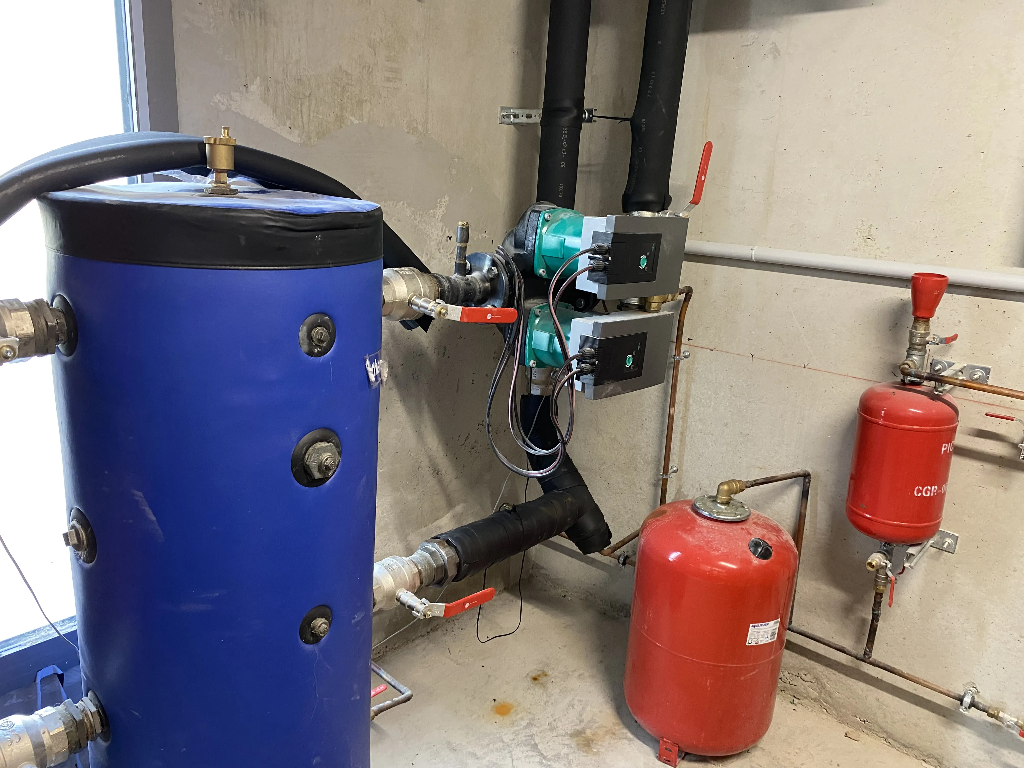 Installation technique pour l'eau chaude sanitaire