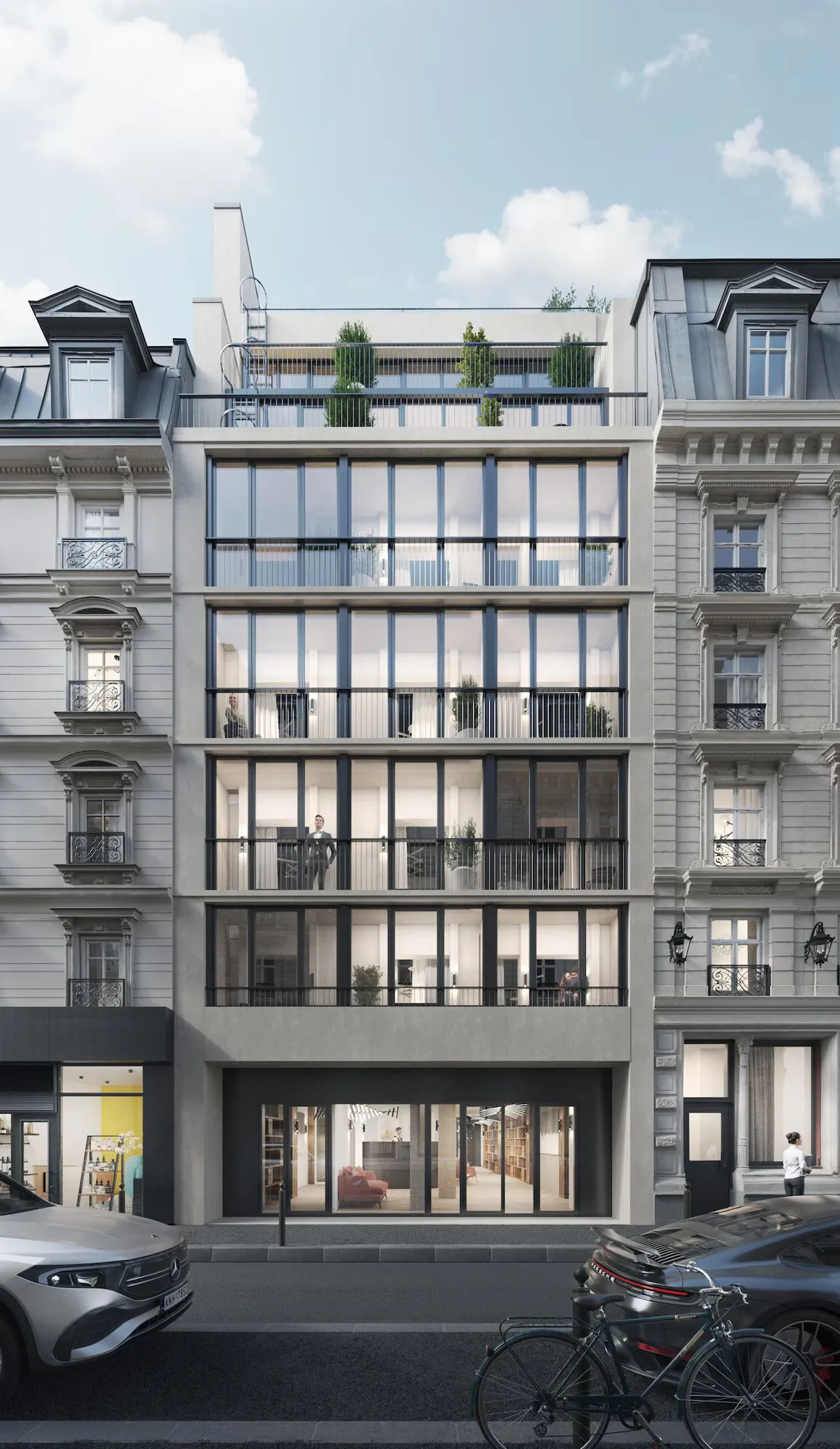 Façade extérieure rue