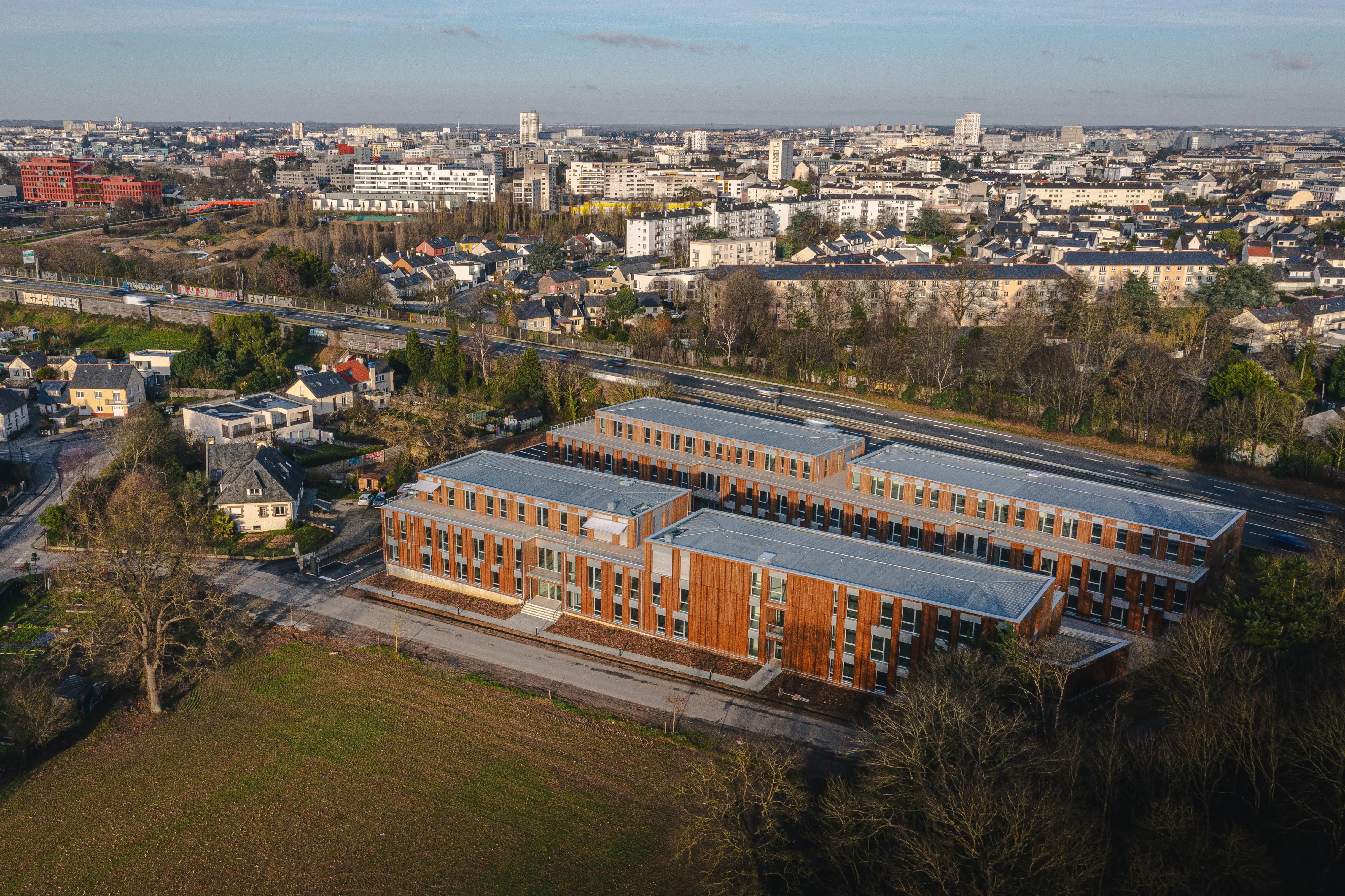 Vue aérienne