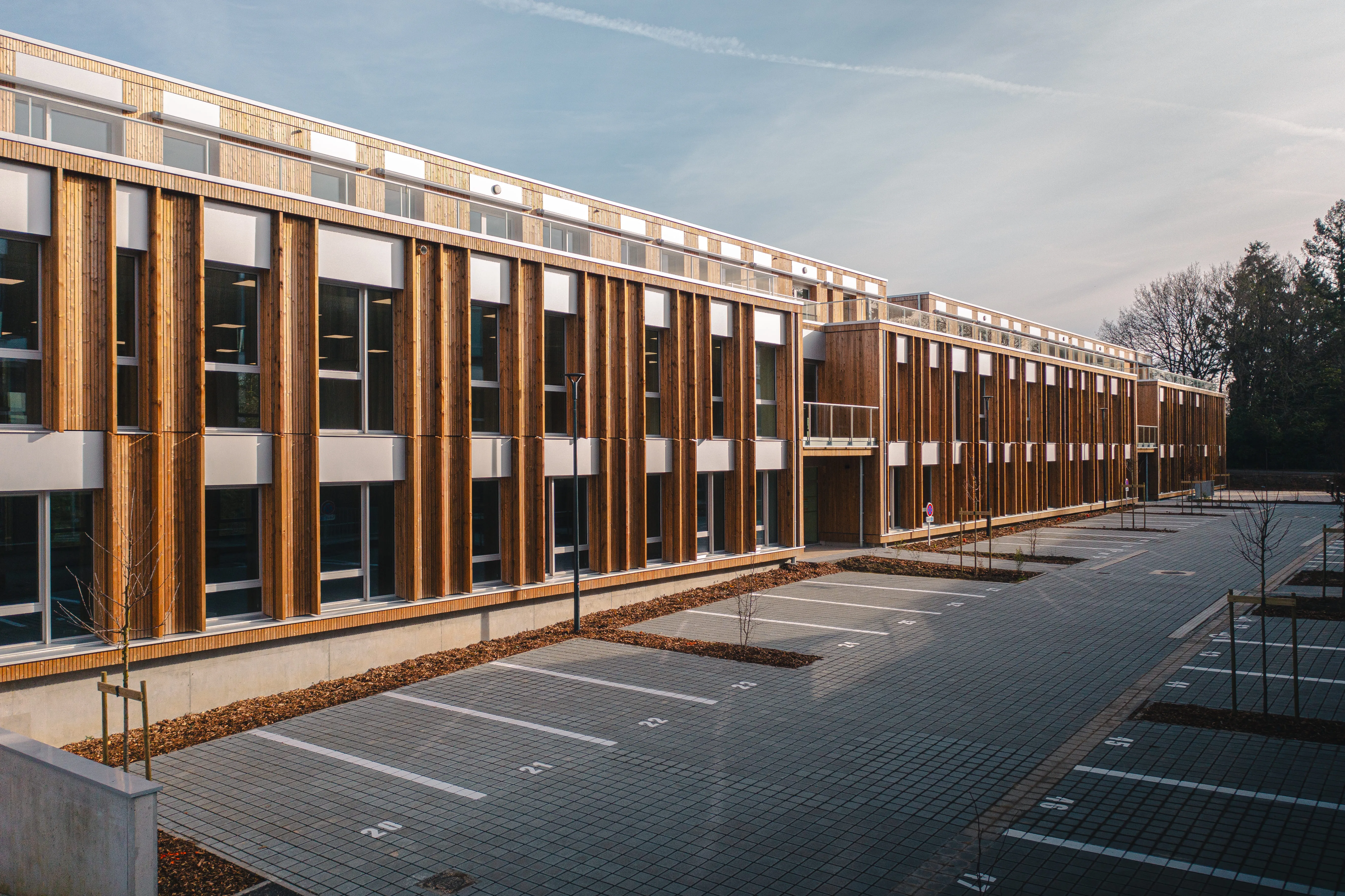 Vue extérieure latérale