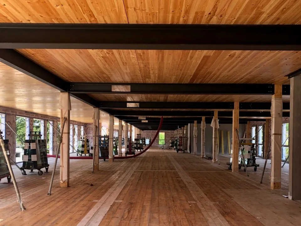 Structure intérieure en bois