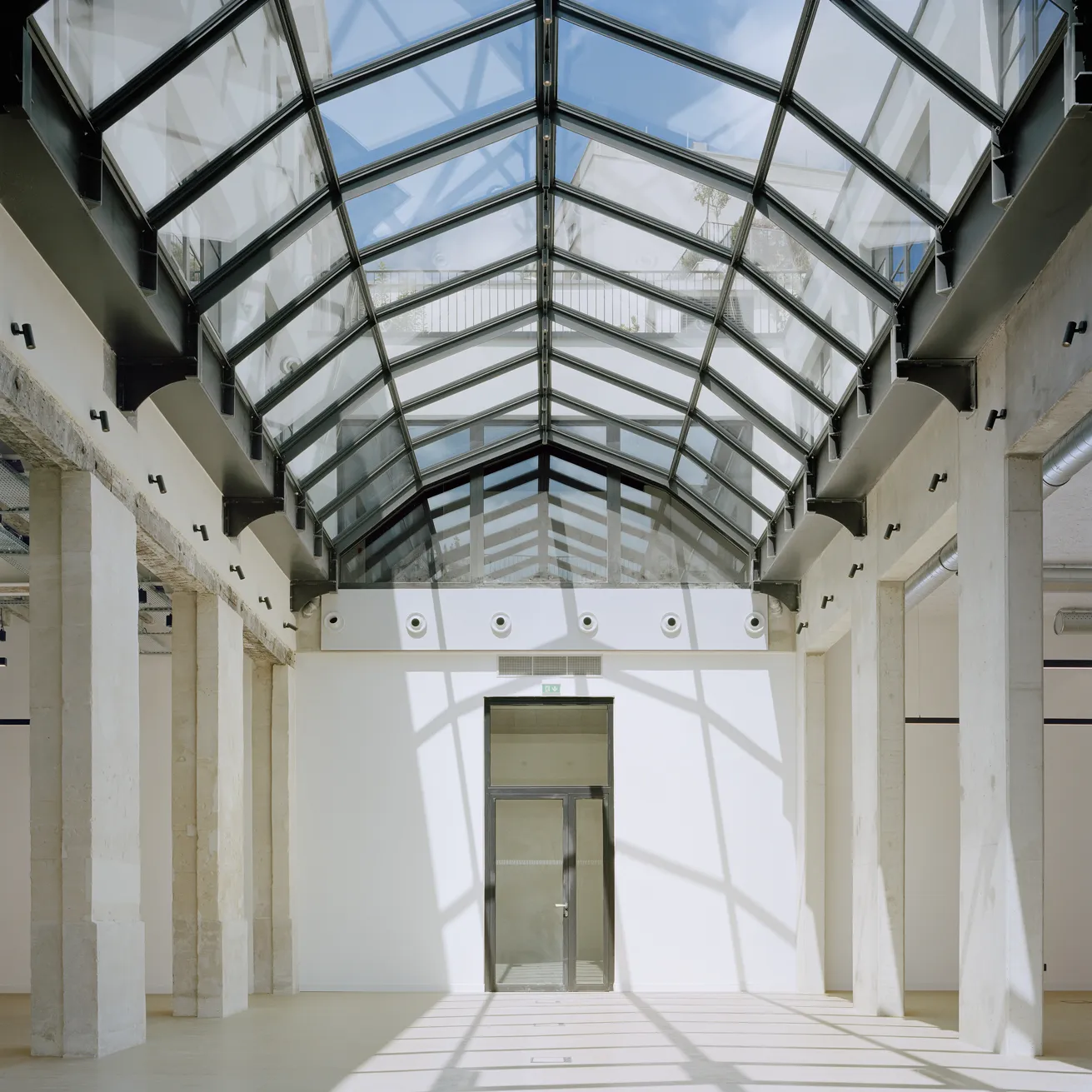 Vue intérieure verrière