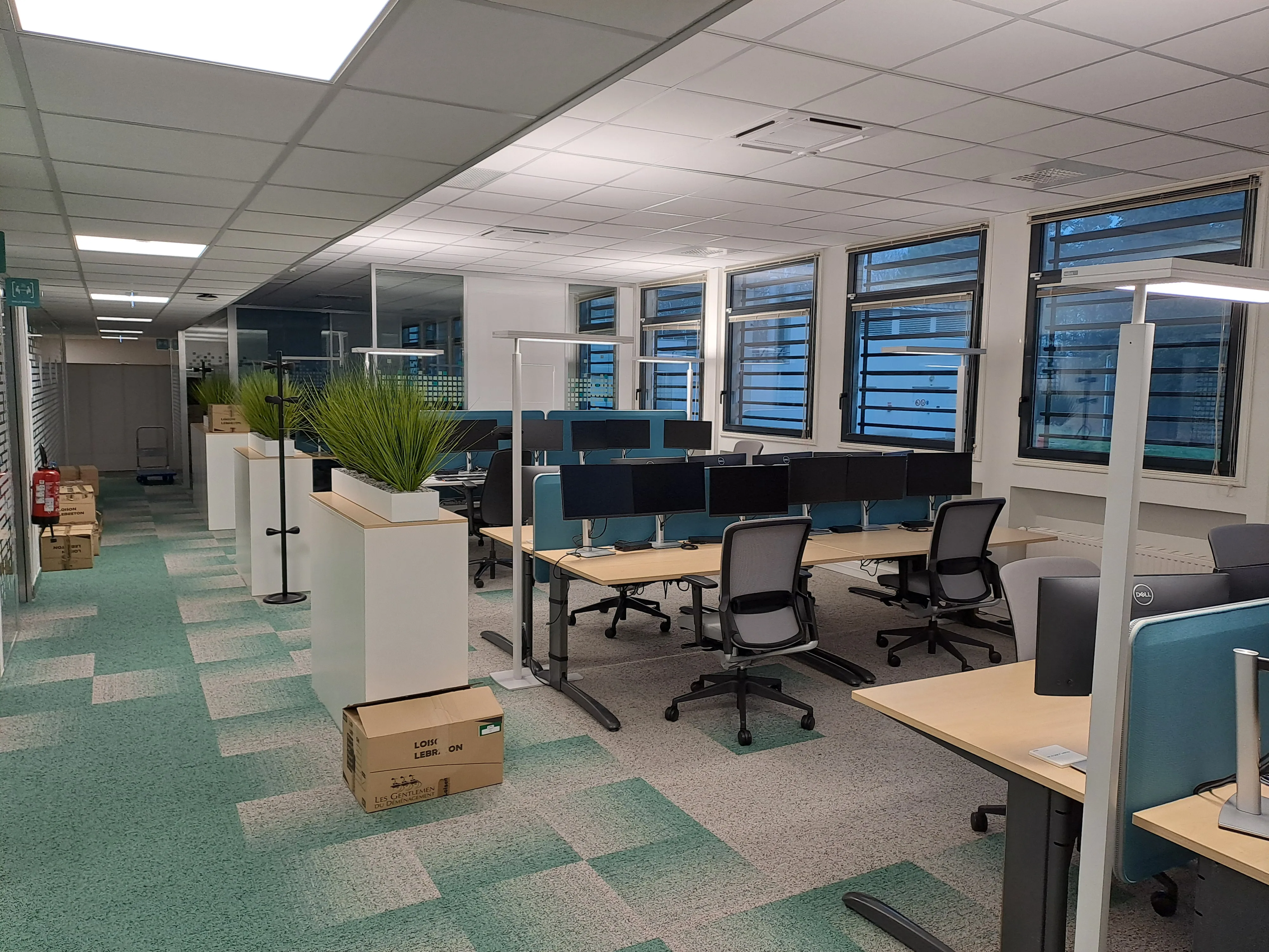 Bureaux en flex office