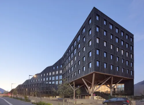 T3D25 - WOOD - Vue générale extérieure - Crédit photo Vinci Immobilier, ECDM et Renaud Araud