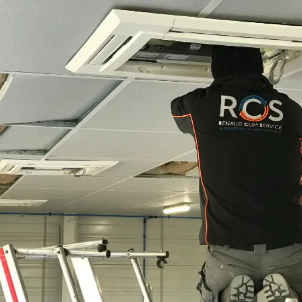 Climatisation dans des bureaux commerciaux