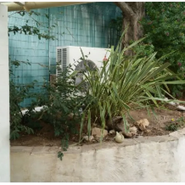 Installation d&#039;un Groupe caché derrière des arbres