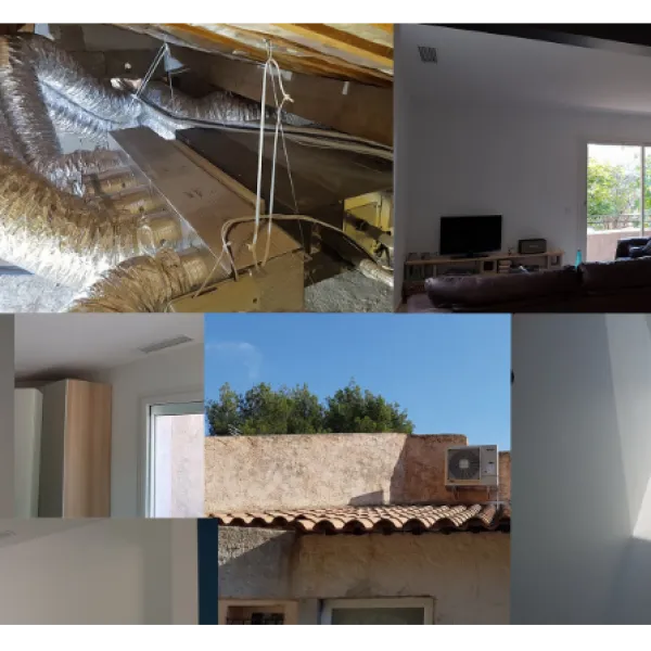 INSTALLATION GAINABLE RÉVERSIBLE AVEC RÉGULATION AIRZONE À SAINT-CYR