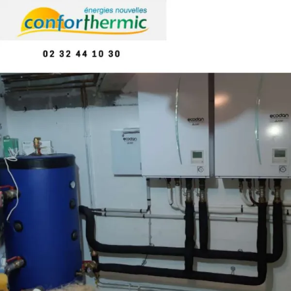 Deux mitsubishi 23kw en cascade