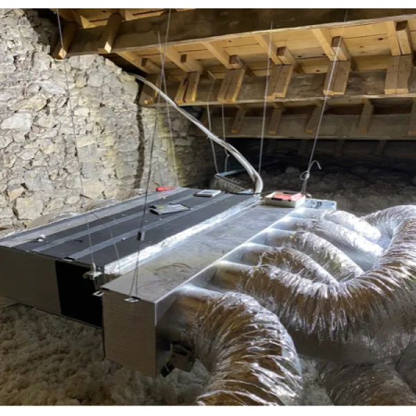 PAC AIR/AIR de type gainable Inverter de 10 Kw avec régulation Airzone