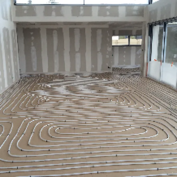 Réalisation plancher Chauffant