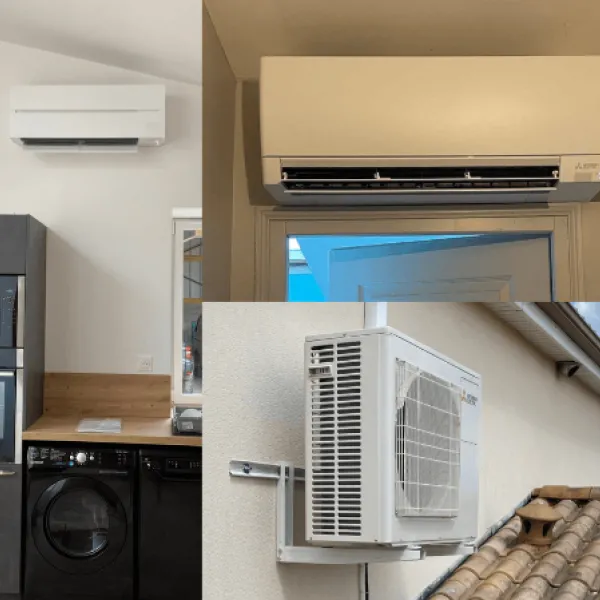 Installation d'une PAC air/air type Multi-split