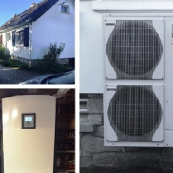 INSTALLATION D'UNE POMPE A CHALEUR MITSUBISHI