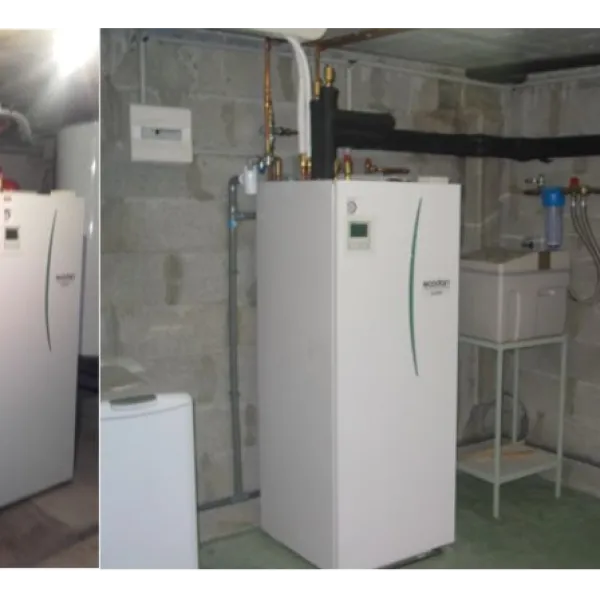 Pompe à chaleur aérothermie air-eau en relève de chaudière