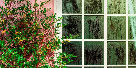 Image qui montre une fenêtre avec de la condensation