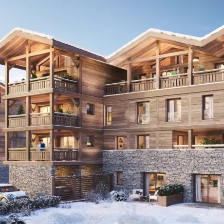 Vue extérieure du chalet